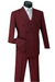 Mens Double Breasted Gangster Pinstripe Suit in Black