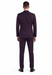 "Burgundy Men's Skinny Fit Vested Suit - Two Button Style"