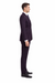 "Burgundy Men's Skinny Fit Vested Suit - Two Button Style"