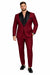Burgundy Prom Tuxedo - Wedding Suit - Groom Tuxedo Suit