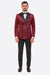 Burgundy Velvet Double Breasted Tuxedo Jacket – Wedding & Prom