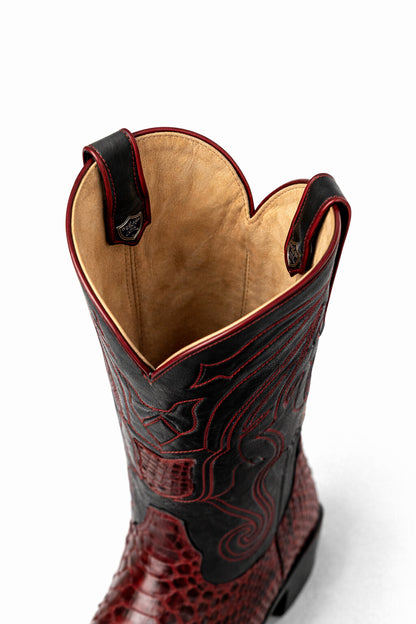 Men's Wild West Python Skin J Toe Boots 29957 - Image 21