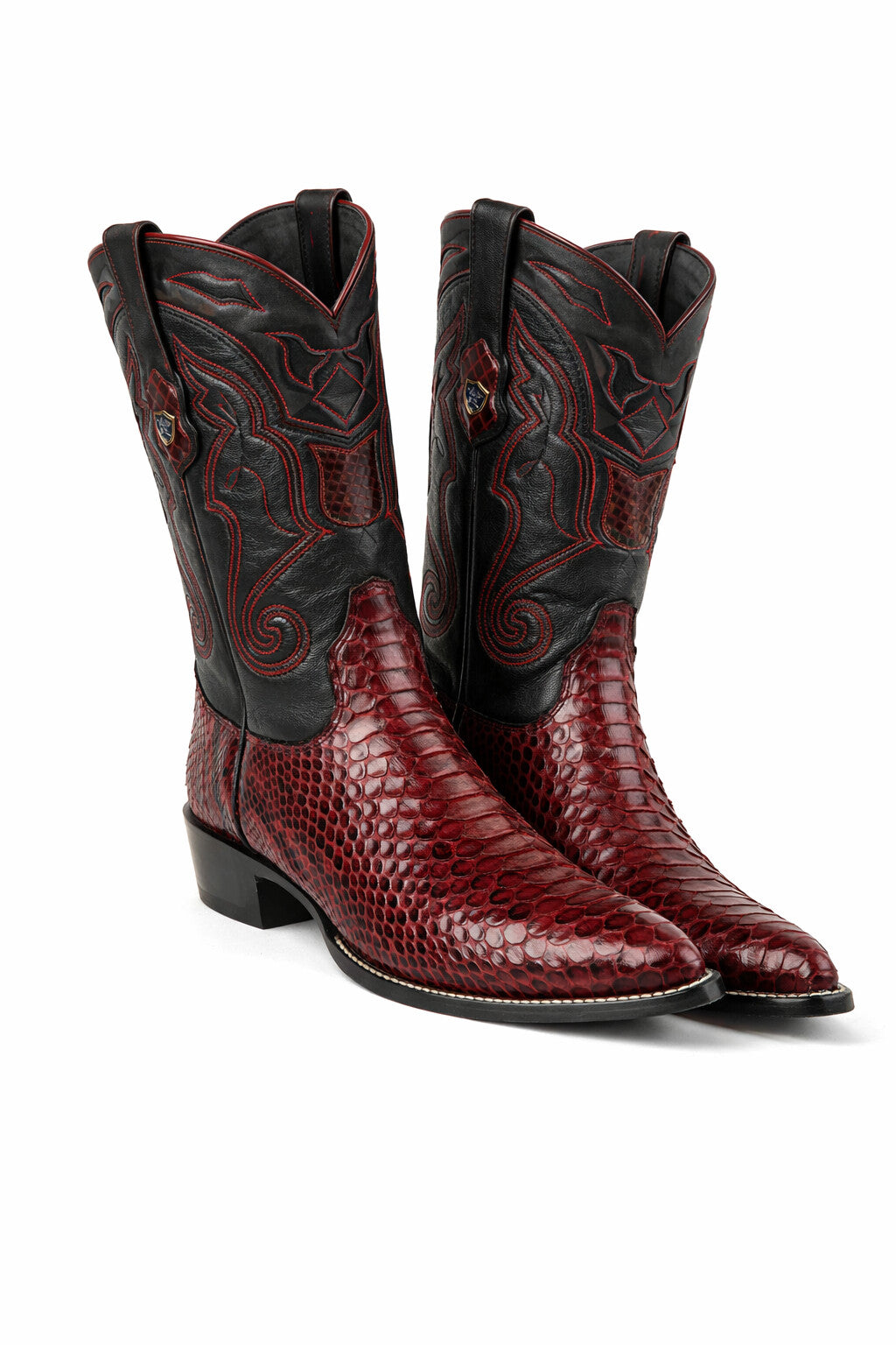 Men's Wild West Python Skin J Toe Boots 29957 - Image 22