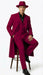 Men’s 1920s Red Zoot Suit – Long Mafia Gangster Three-Piece Vintage Outfit Zuit Pachuco Style