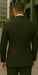 Wool Suit - Italian Made Business Suit by Statement Men's 3 Piece 100% Wool Modern Fit Suit - Bold Accent Color