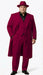 Men’s 1920s Red Zoot Suit – Long Mafia Gangster Three-Piece Vintage Outfit Zuit Pachuco Style