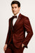 Burgundy 4PC Prom & Wedding Tux