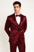 Burgundy 4PC Prom & Wedding Tux