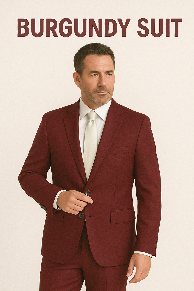 Burgundy Suit