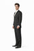 Button Peak Lapel Best Designer One Button Black Tuxedo Suit For Men By Fitted Slim Fitc Cut