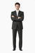 Button Peak Lapel Best Designer One Button Black Tuxedo Suit For Men By Fitted Slim Fitc Cut