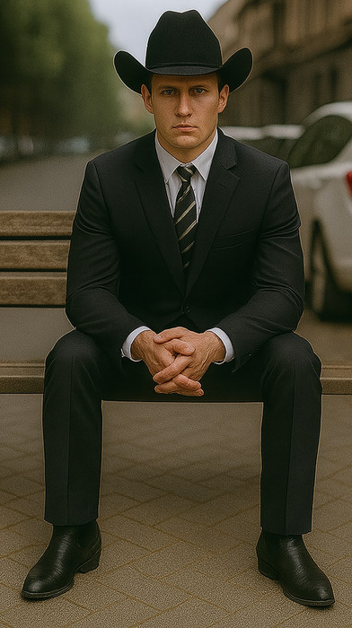 Buy 10 and More $59 Cheap quality Men's 2 Buttons Black Discounted affordable clearance sale Cheap Priced Suit Black