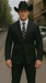 Buy 10 and More $59 Cheap quality Men's 2 Buttons Black Discounted affordable clearance sale Cheap Priced Suit Black