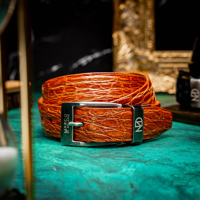 Marco Di Milano Massimo Belt Honey Leather Shoe