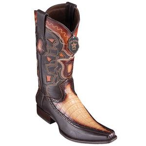Botas de Cocodrilo Caiman Panza con Venado Horma Europea LAB - Image 2