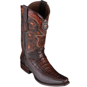 Botas de Cocodrilo Caiman Panza con Venado Horma Europea LAB