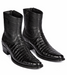 Caiman Tail Short Black Boots