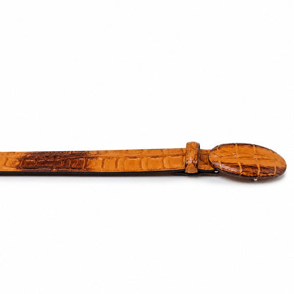 Men's Wild West Caiman Skin Cowboy Belt 2C110276