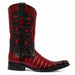 Botas de Cocodrilo Caiman Cola Horma Europea LAB