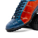 Marco Di Milano Cairo Blue Jean / Honey Alligator Sneakers