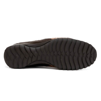 Marco Di Milano Cairo Alligator Sneakers Brown / Orix