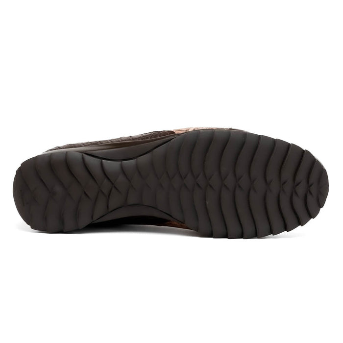 Marco Di Milano Cairo Alligator Sneakers Brown / Orix
