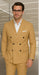 Wool Suit - Italian Made Business Suit by Statement Men's 100% Wool 2 Piece Double Breasted Suit - Subtle Windowpane