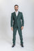Caravelli Suit - Designer Caravelli Jacket and Pants in Color Solid Augusta Green