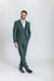 Caravelli Suit - Designer Caravelli Jacket and Pants in Color Solid Augusta Green