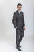 Caravelli Suit - Designer Caravelli Jacket and Pants in Color Solid Black