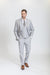 Caravelli Suit - Designer Caravelli Jacket and Pants in Color Solid Ice Grey