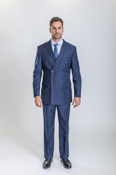 Midnight Blue Caravelli Suit - Designer Caravelli Jacket and Pants