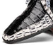 Marco Di Milano Caribe Black Leather Oxford "Newspaper" Print