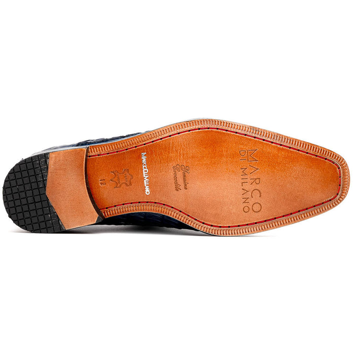 Marco Di Milano Caribe Rustic Orix Brown Leather Loafer