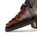 Marco Di Milano Caribe Orix Brown Caiman Crocodile Derby Shoes