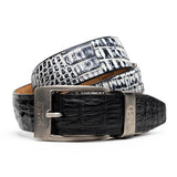 Marco Di Milano Caribe Belt Black Leather Loafer