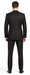 Carlo Lusso Black Two-button Poly Blend Suit