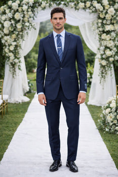 Carlo Lusso French Blue Two-button Suit - Image 6