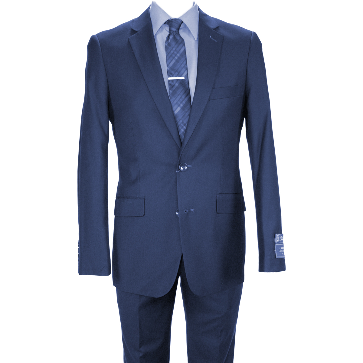 Carlo Lusso French Blue Two-button Suit - Image 8