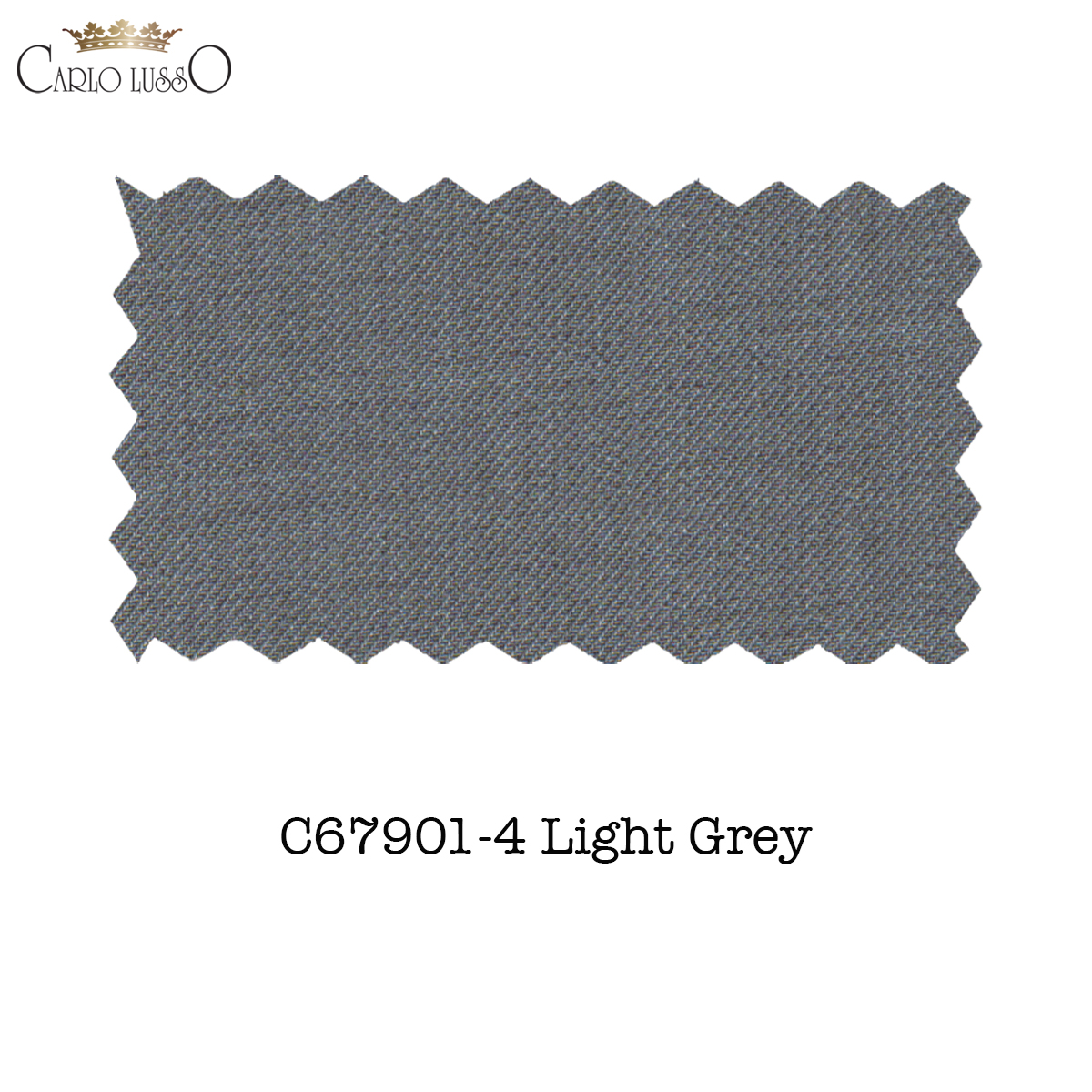 Carlo Lusso Medium Gray Two-button Poly Blend Suit - Image 9