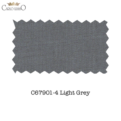 Carlo Lusso Medium Gray Two-button Poly Blend Suit - Image 9