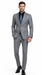 Carlo Lusso Medium Gray Two-button Poly Blend Suit