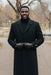 Men's Charcoal Single Breasted Full Length Top Coat Seattle
