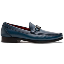 Marco Di Milano Cassarano Navy Men's Calfskin Leather Loafers
