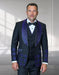 Statement Men's 3 Piece Modern Fit Tuxedo - Embellished Rhinestones