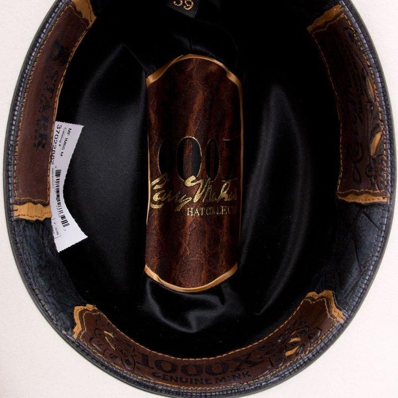 Sombrero Larry Mahan 1000x Imperial Hat Genuine Mink White