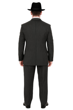 Chalk Double Breasted 6 On 2 Men'S Any Color & Bold White Pinstripe Suit - Image 6