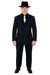 Chalk Double Breasted 6 On 2 Men'S Any Color & Bold White Pinstripe Suit