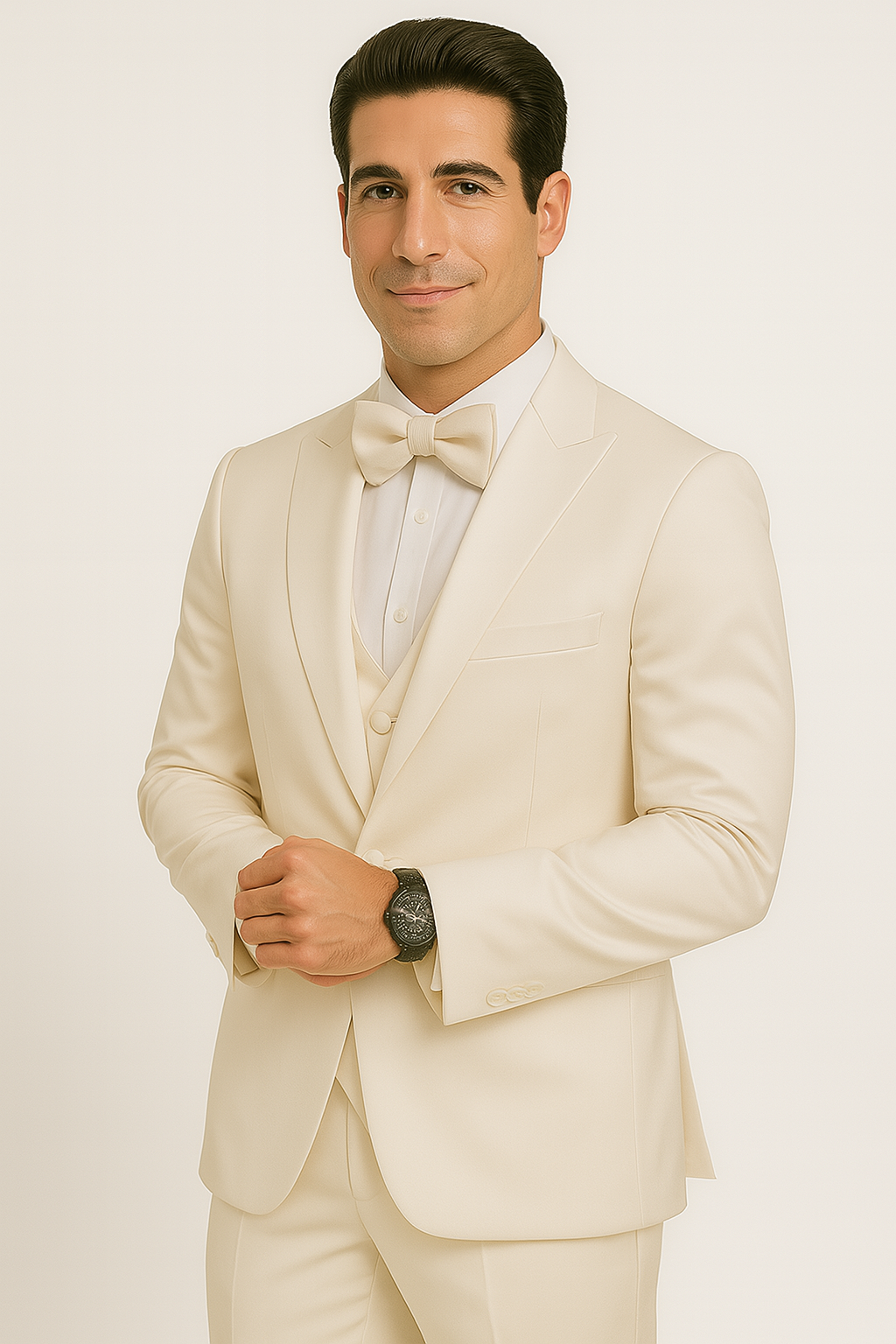 Champagne -4pc-prom-wedding-tux - Image 6