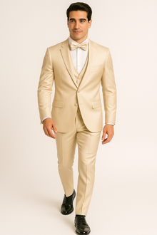 Champagne -4pc-prom-wedding-tux
